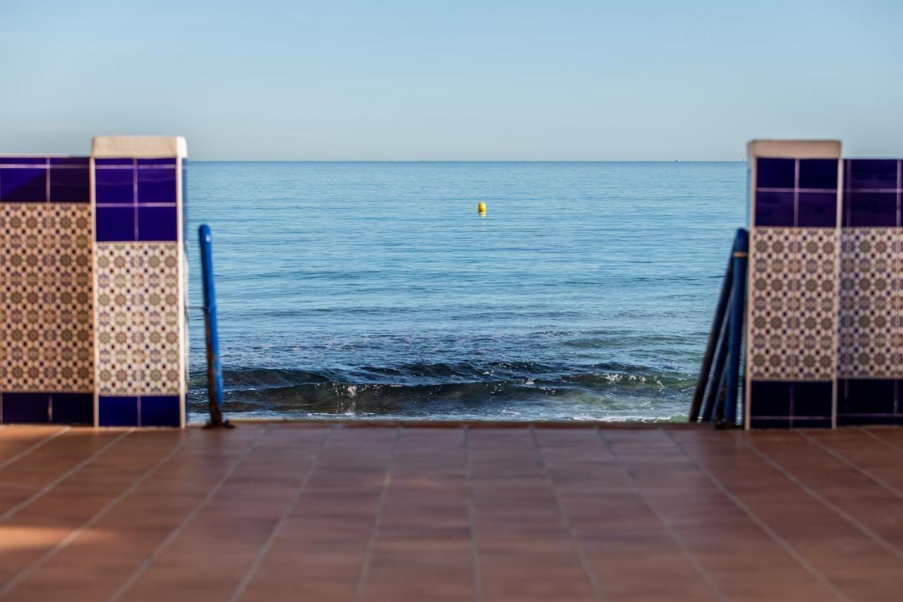 Ferienwohnung Bright Studio With The Seaview And Swimming Pool La Manga del Mar Menor Exterior foto